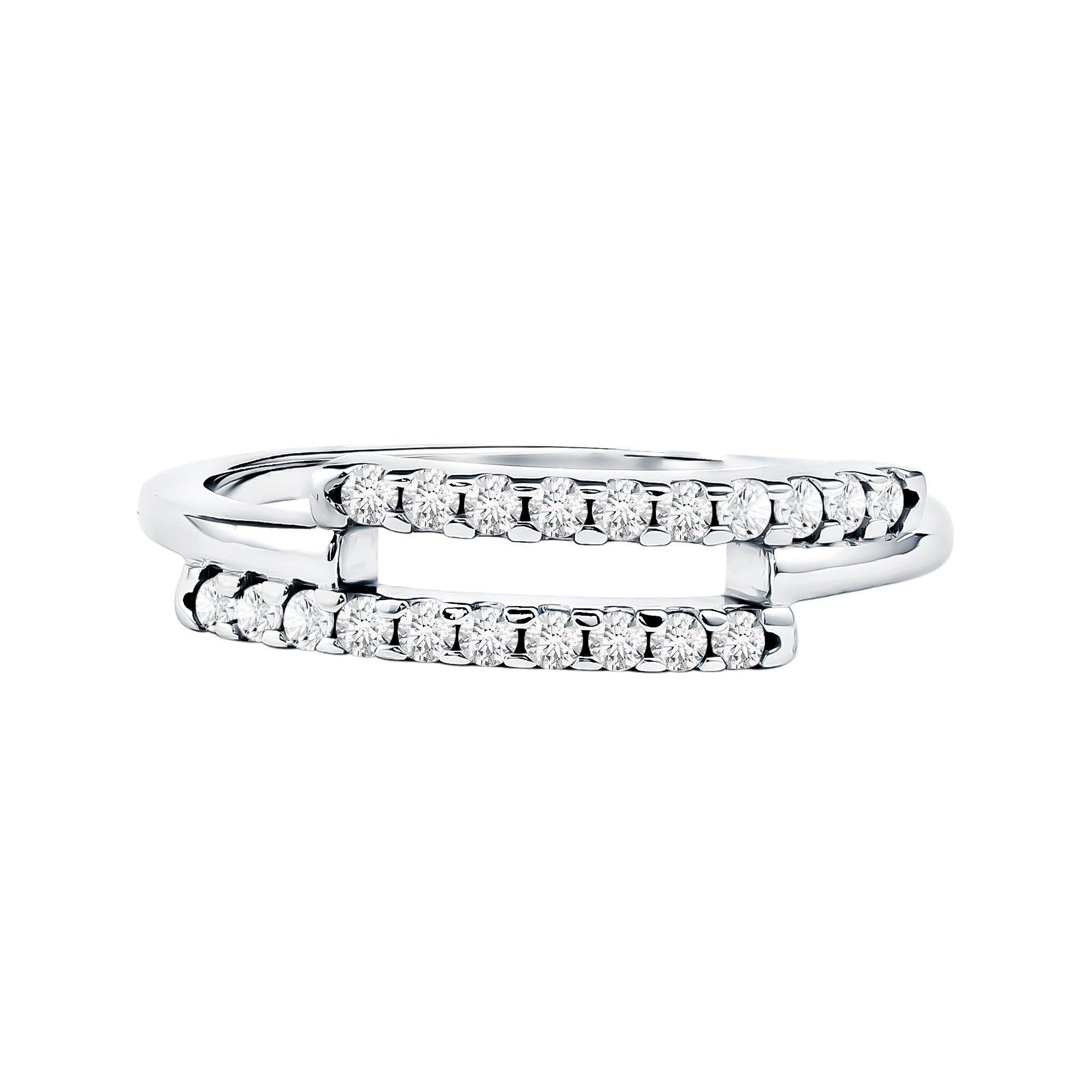 Round Cut Minimalist Lab Grown Diamond Anniversary Ring Band Lab - ( EF-VS ) - Rosec Jewels