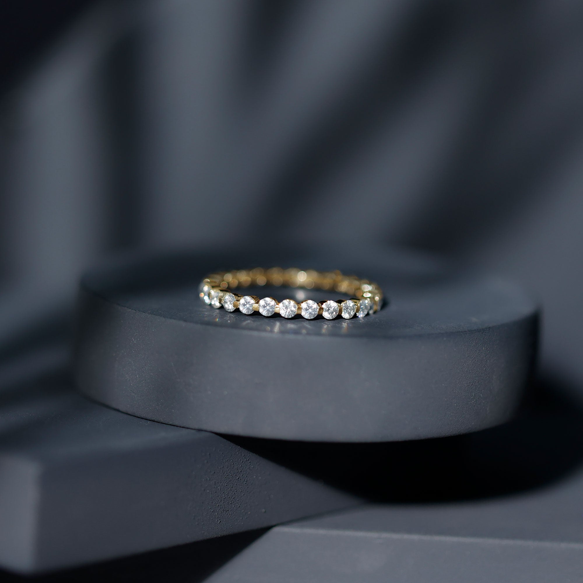 Natural Diamond Full Eternity Ring Natural - ( HI-SI ) - Rosec Jewels