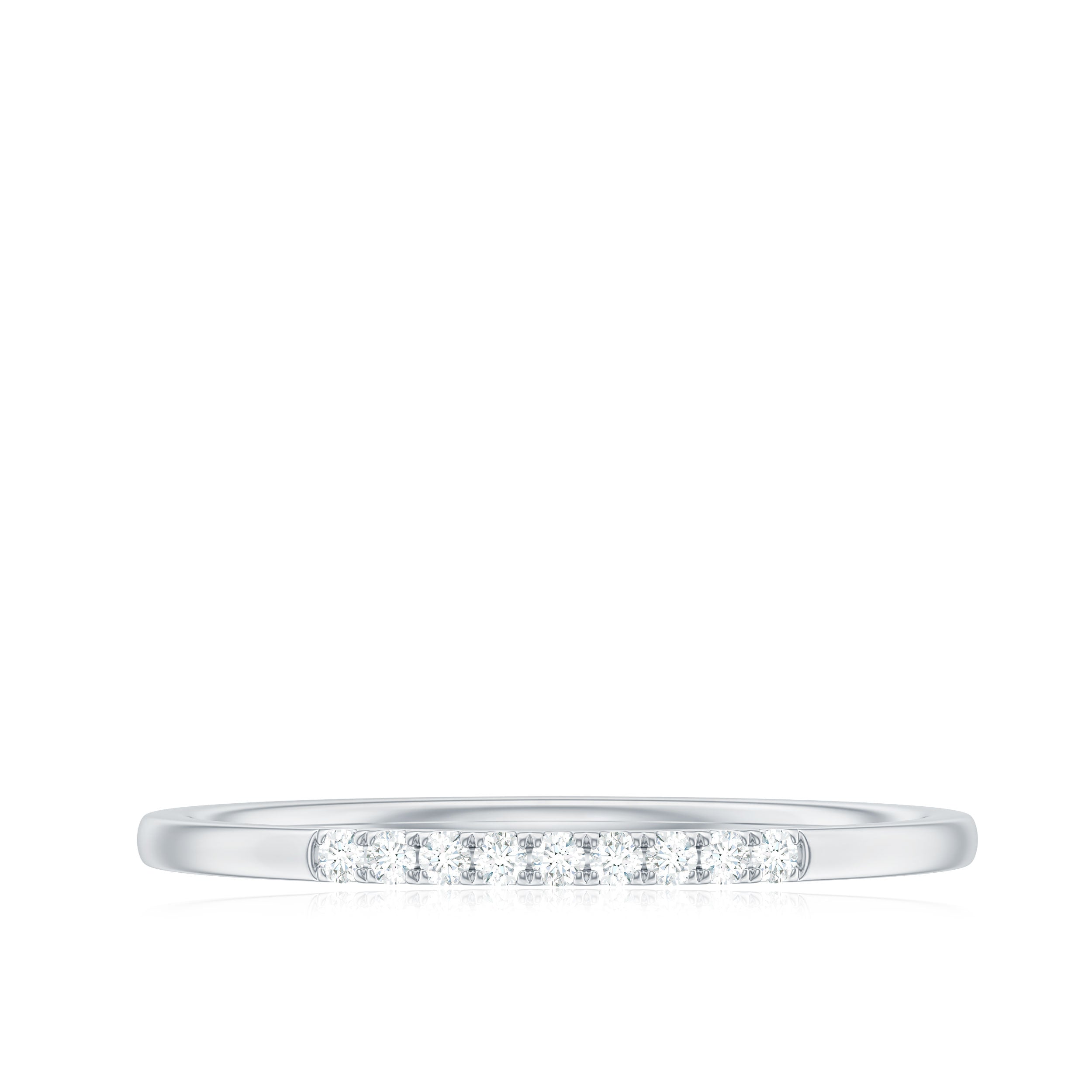 Rosec Jewels-Minimalist Diamond Stackable Ring for Women