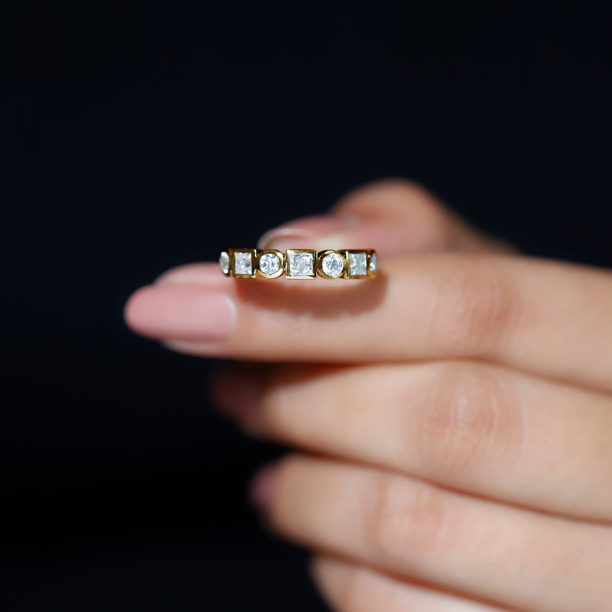 Rosec Jewels-Diamond Eternity Anniversary Band Ring for Women