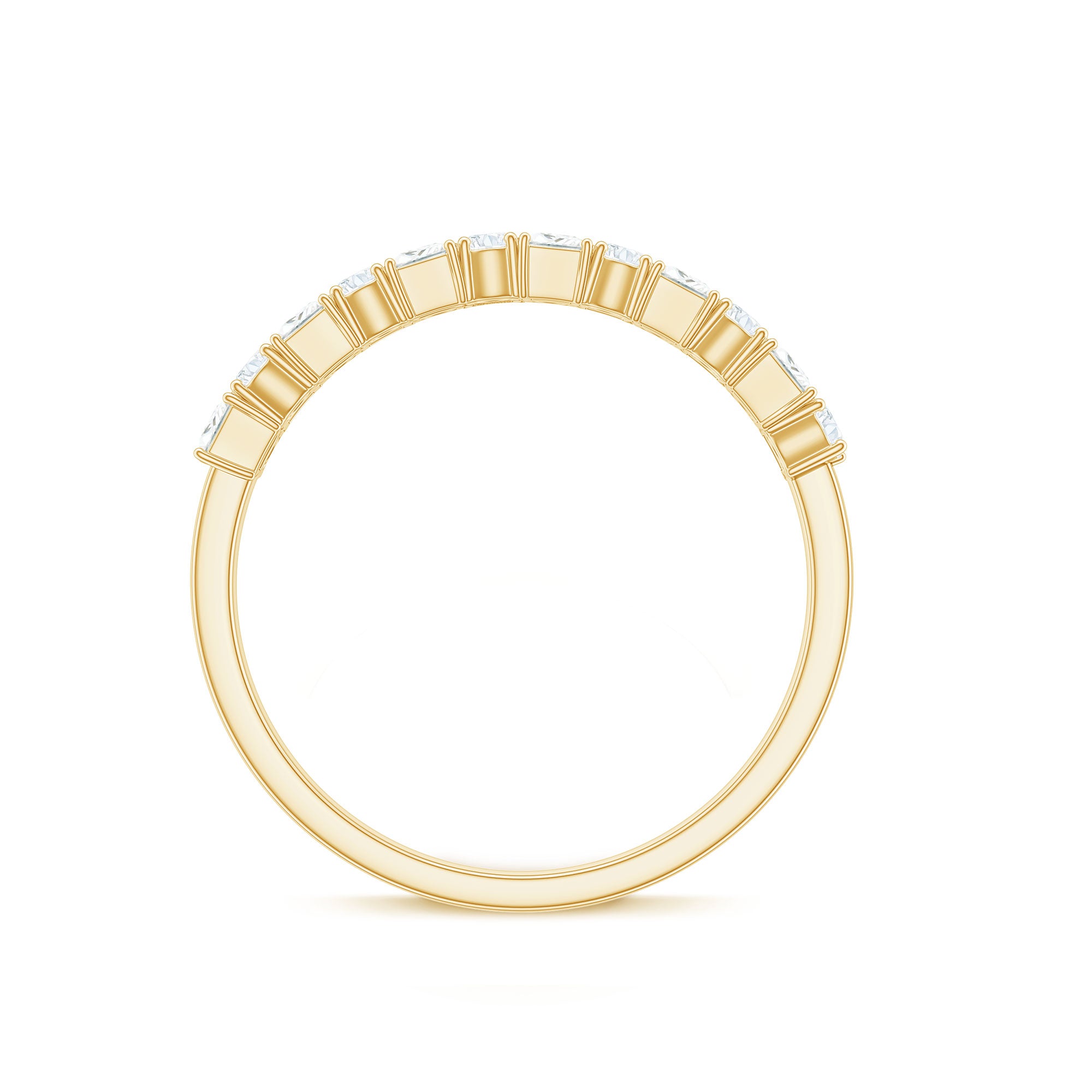 Rosec Jewels-Lab Grown Diamond Wedding Anniversary Ring With Certificate