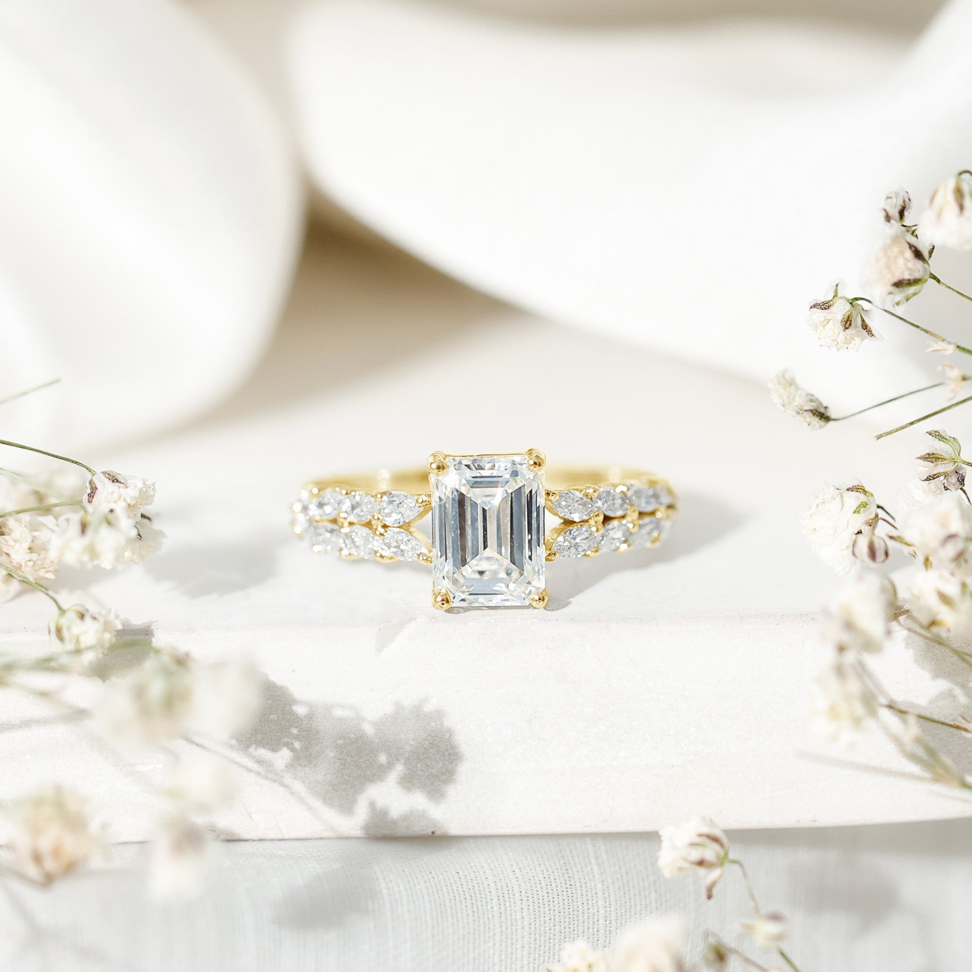2 Carat Lab Grown Diamond Ring For Women With Certificate Lab - ( EF-VS ) - Rosec Jewels