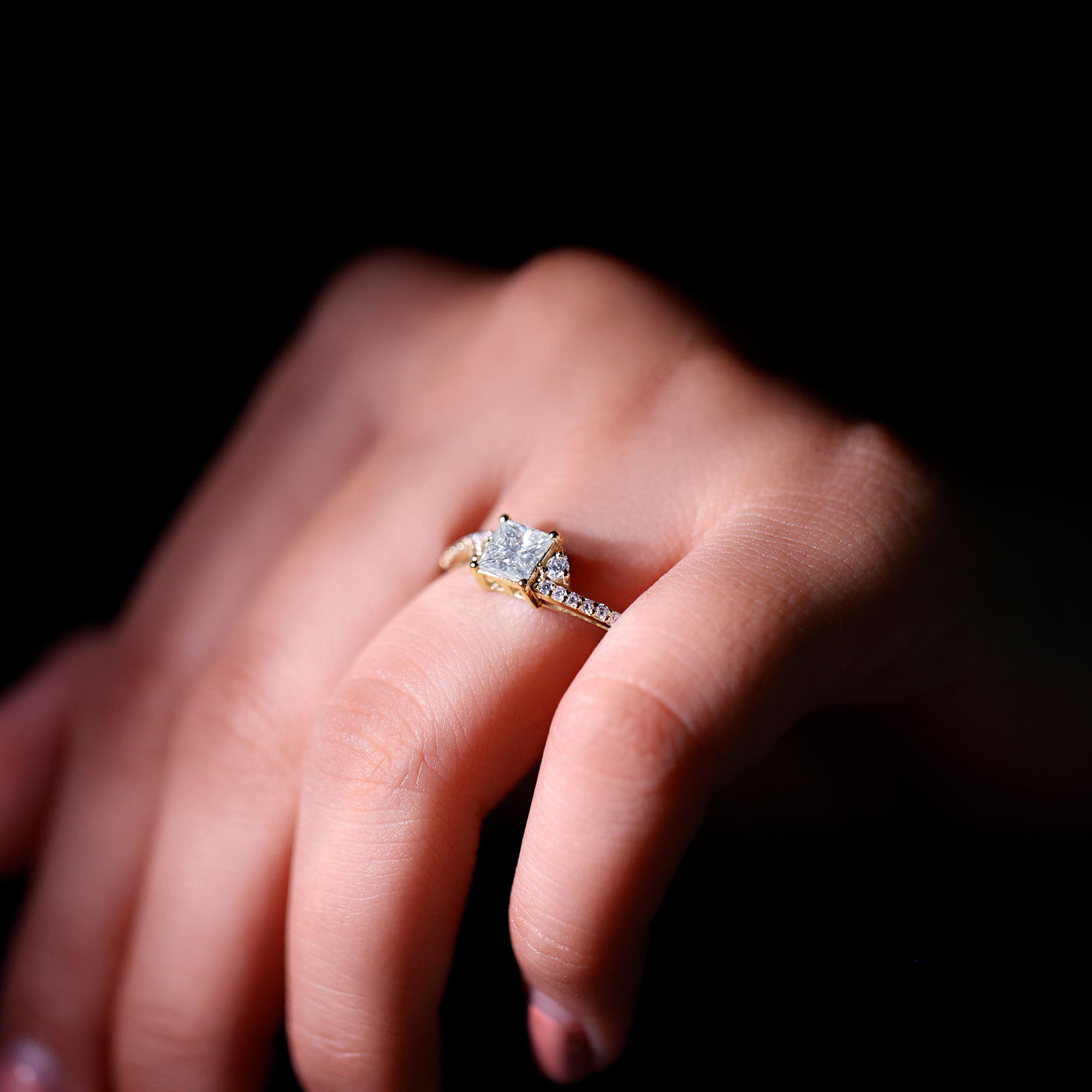 Rosec Jewels-Certified Lab Grown Diamond Promise Engagement Ring