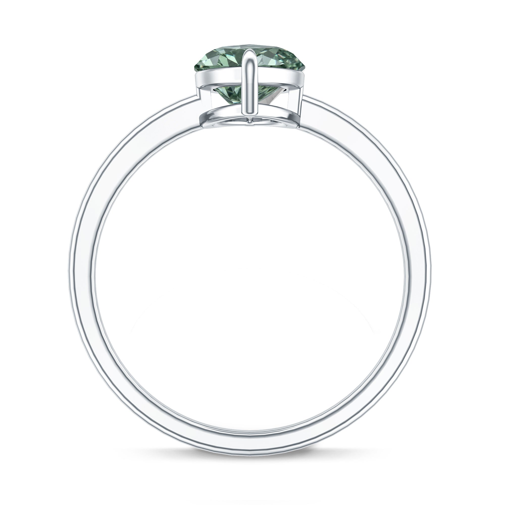 IGI Certified 2 Carat Lab Green Diamond Marquise Engagement Ring for Women Vivid Green - VS1 - Rosec Jewels