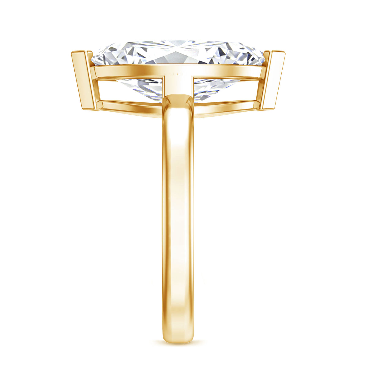 2 Carat Lab Grown Diamond Marquise Engagement Ring with IGI Certificate Lab - ( E-VS1 ) - Rosec Jewels