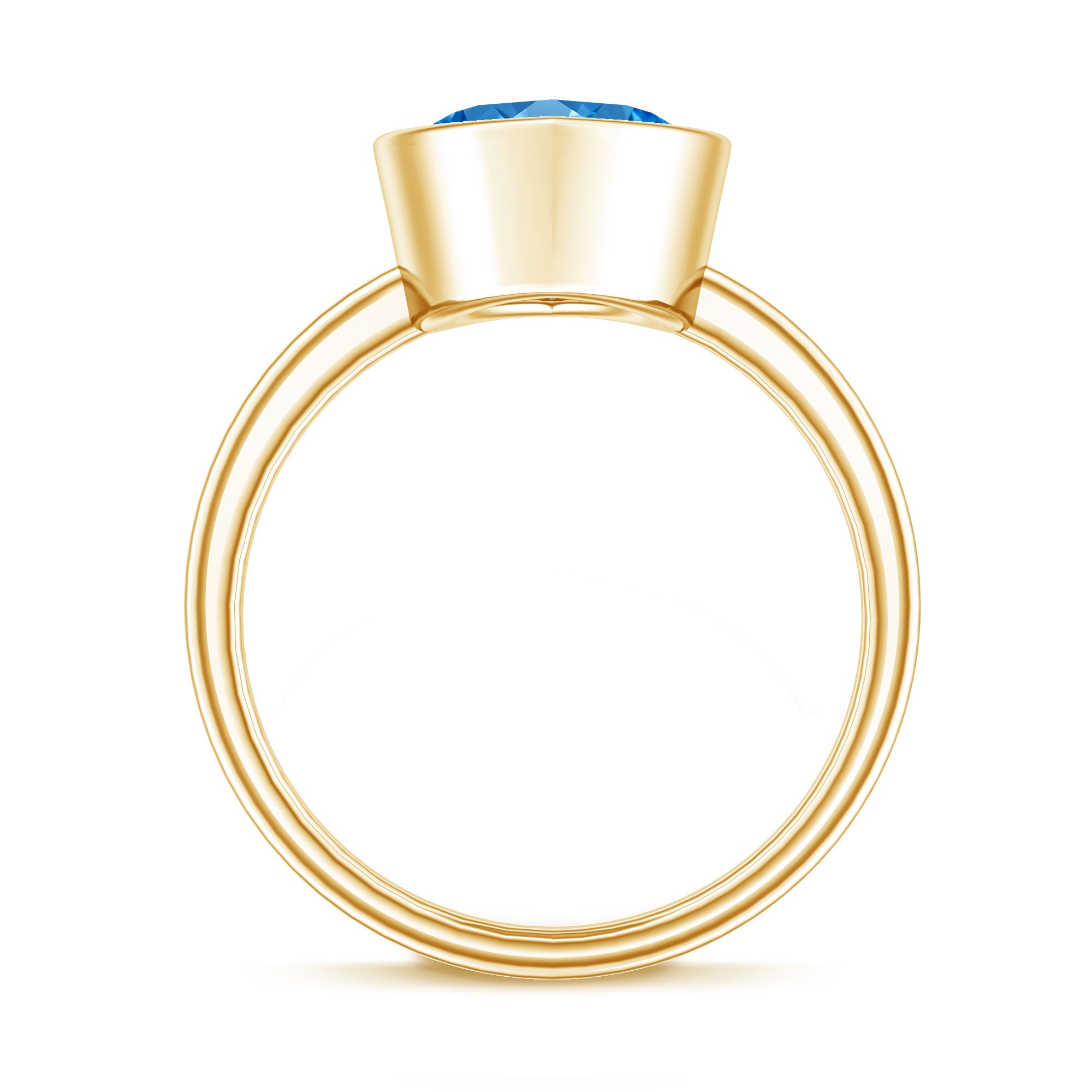 Rosec Jewels-Big 4 Carat Lab Grown Blue Diamond Marquise Cut Engagement Ring IGI Certified