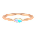 Marquise Cut Solitaire Ethiopian Opal East West Promise Ring Ethiopian Opal - ( AAA ) - Quality - Rosec Jewels