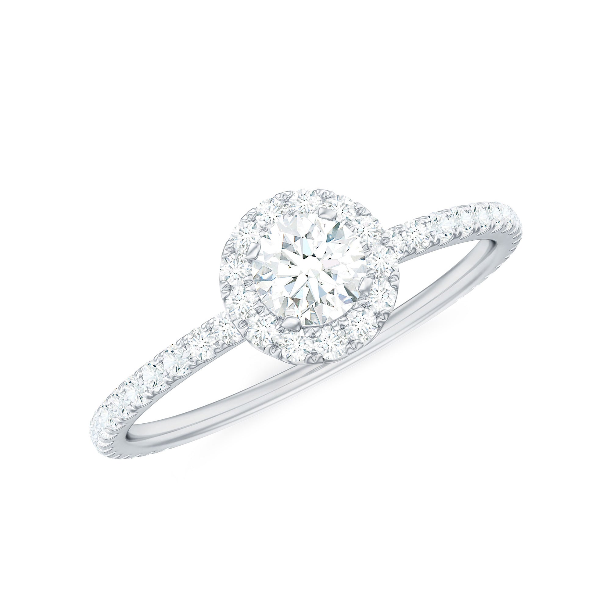 Certified Moissanite Promise Ring For Engagement