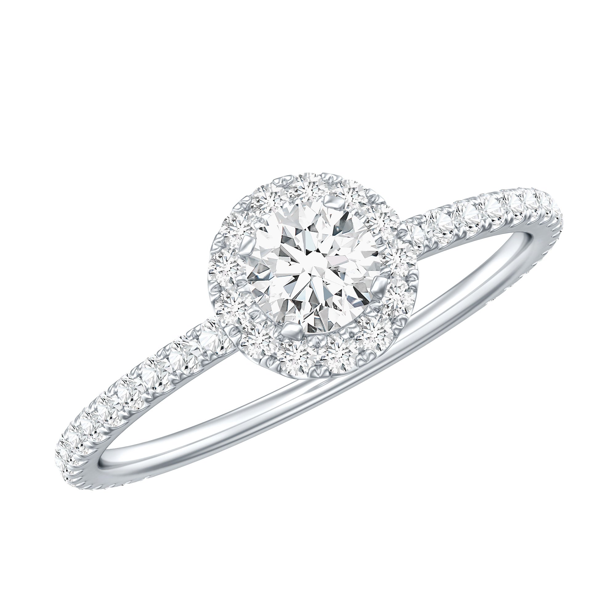 Certified Moissanite Promise Ring For Engagement