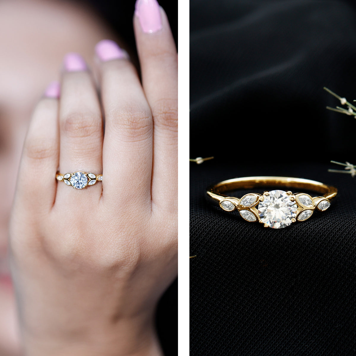 Rosec Jewels-1 Carat Lab Grown Diamond Engagement Ring with IGI Certification