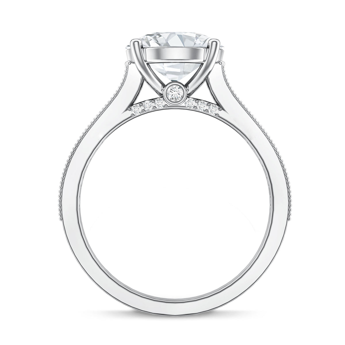 Rosec Jewels-IGI Documented Solitaire Lab Grown Diamond 3 Carat Engagement Ring