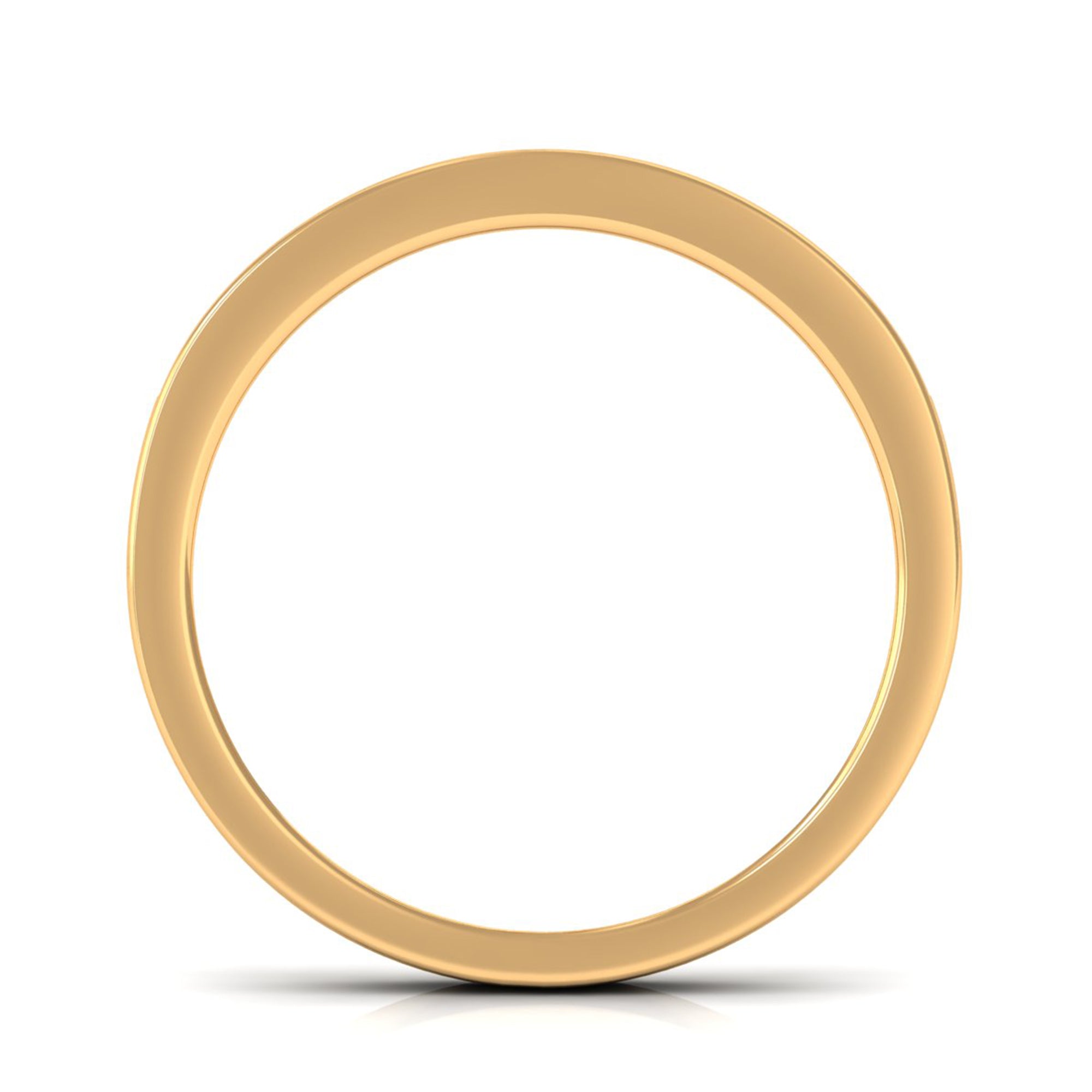Channel Set Diamond Half Eternity Band Ring Natural - ( HI-SI ) - Rosec Jewels