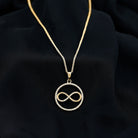 Eternity Circle and Infinity Pendant Necklace with Diamonds For Women Diamond - ( HI-SI ) - Color and Clarity - Rosec Jewels