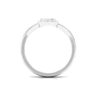1/2 CT Split Shank Illusion Set Diamond Classic Engagement Ring Diamond - ( HI-SI ) - Color and Clarity - Rosec Jewels
