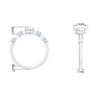 1.75 CT Oval Zircon Solitaire Engagement Ring in Gold Zircon - ( AAAA ) - Quality - Rosec Jewels