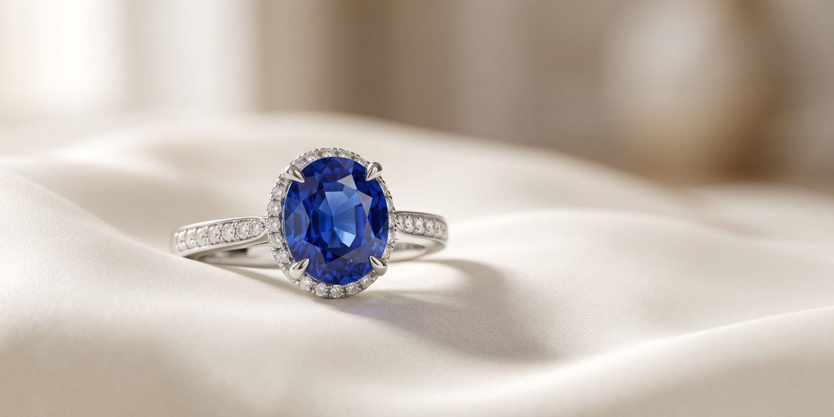 What Does a Blue Sapphire Engagement Ring Symbolize?