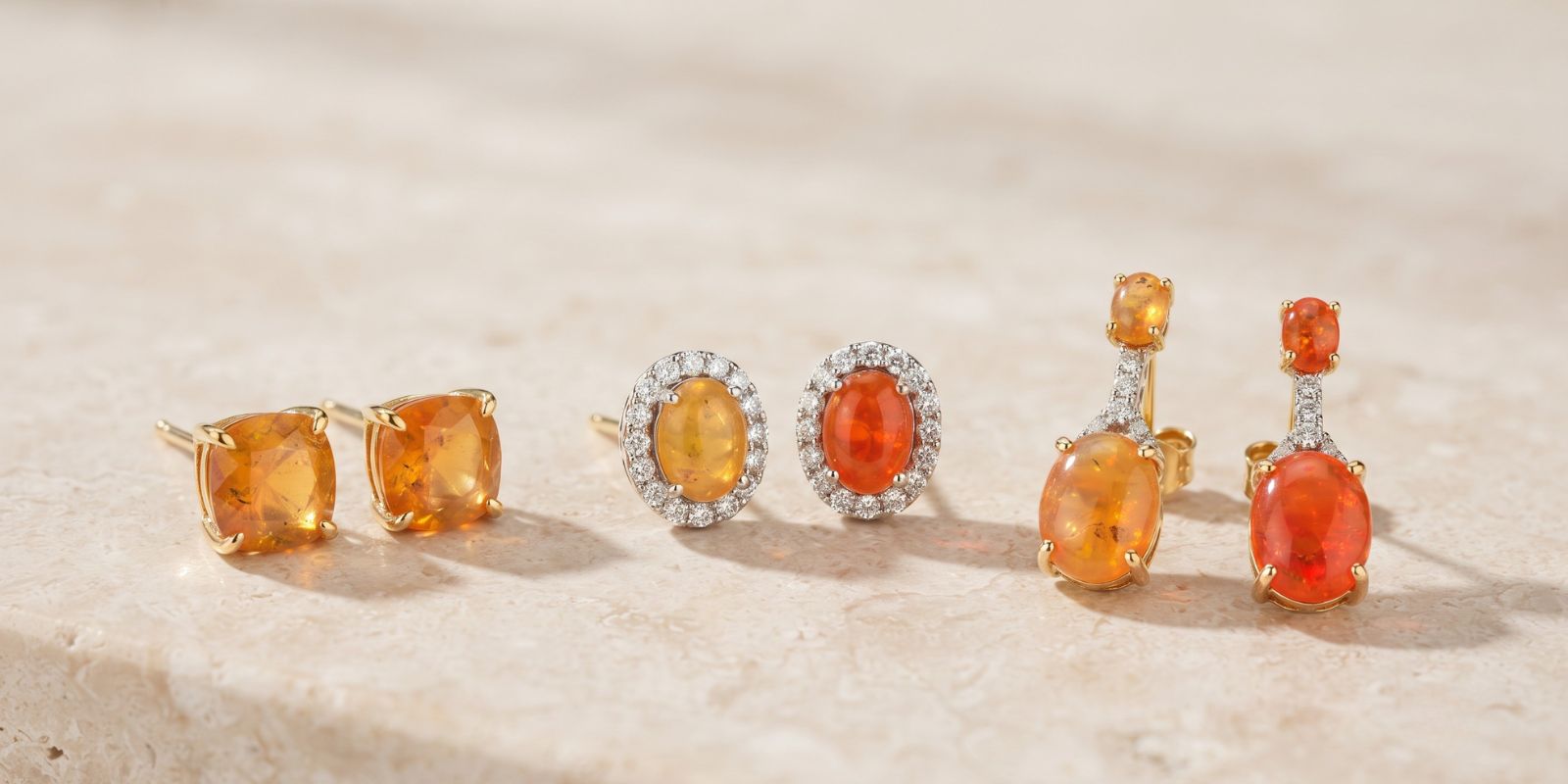 Fire Opal Earrings Highlight Bold Color Choices in Accessory Trends