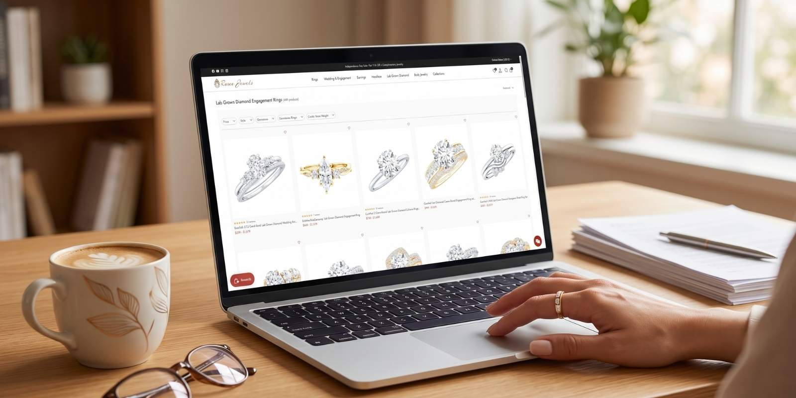 Tips for Buying Lab-Grown Diamond Engagement Rings Online