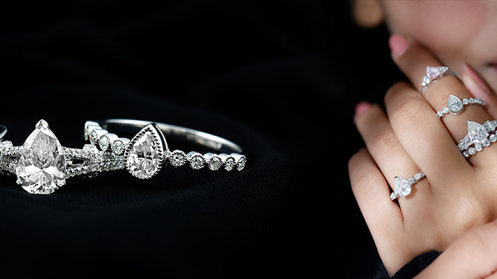 Top 10 Pear Shaped Engagement Rings by Rosec Jewels