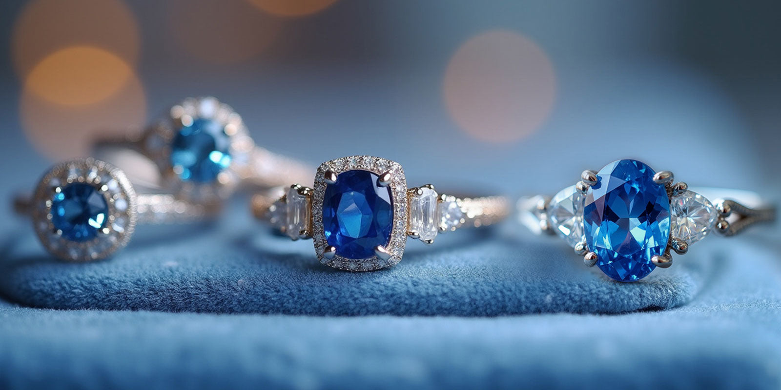Trending Blue Sapphire Engagement Ring Designs