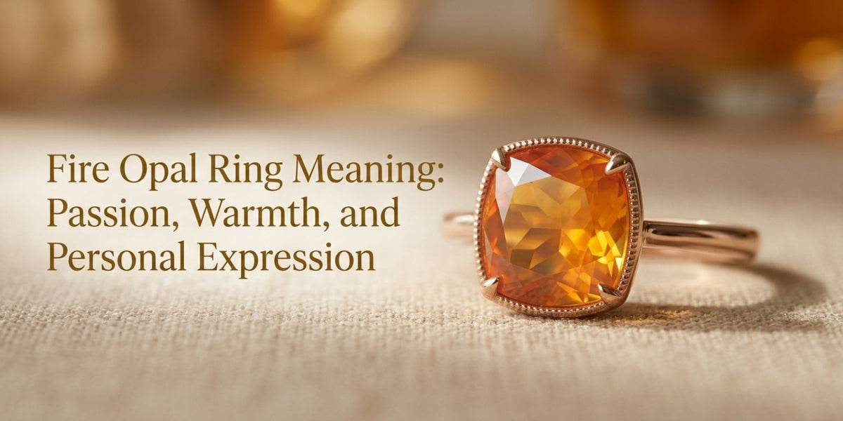 Fire Opal Ring Meaning: Passion, Warmth, and Personal Expression