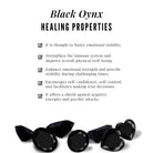 0.5 Carat Black Onyx and Moissanite Statement Wedding Ring Set AAA - Rosec Jewels