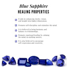 Real Blue Sapphire and Diamond Half Eternity Ring for Women AAA - Rosec Jewels
