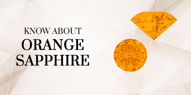 Orange Sapphire Stone
