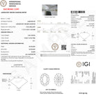 Rosec Jewels-Lotus Basket Set 1 Carat Lab Created Pink Diamond Solitaire Ring with IGI Certificate
