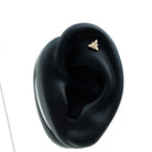 Simple Diamond Flower Nose Stud for Women Natural - ( HI-SI ) - Rosec Jewels