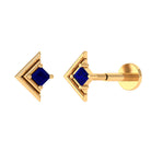 Rosec Jewels-Real Blue Sapphire Solitaire Tragus Earring