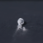 Real Diamond Infinity Tragus Earring for Women Natural - ( HI-SI ) - Rosec Jewels