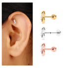 Real Diamond Infinity Tragus Earring for Women Natural - ( HI-SI ) - Rosec Jewels