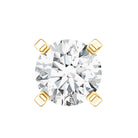 Minimalist Peg Head Set Diamond Nose Pin Stud Natural - ( HI-SI ) - Rosec Jewels