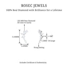 Rosec Jewels-Unique Diamond Ear Crawler Earring for Helix Piercing