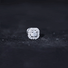 Simple Octagon Shape Diamond Helix Earring Natural - ( HI-SI ) - Rosec Jewels