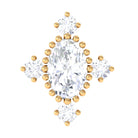 Rosec Jewels-Vintage Inspired Oval Diamond Cartilage Earring