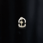 Certified Diamond Half Circle Earring for Piercing Lab - ( EF-VS ) - Rosec Jewels