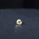 Certified Diamond Spiral Earring for Cartilage Piercing Lab - ( EF-VS ) - Rosec Jewels
