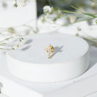 Rosec Jewels-Minimalist Diamond Cross Cartilage Earring