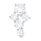 Rosec Jewels-Certified Diamond Cluster Cartilage Piercing Earring
