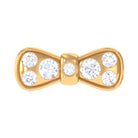 Rosec Jewels-Diamonds Bow Cartilage Piercing Earring