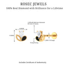 Rosec Jewels-Pear Shape Diamond Leaf Earring for Helix Piercing