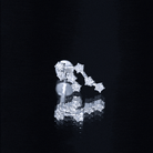 Round Diamond Gemini Zodiac Cartilage Earring Lab - ( EF-VS ) - Rosec Jewels