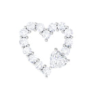 Rosec Jewels-Diamond Heart Shape Cartilage Earring