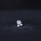 Brilliant Cut Diamond Floral Earring for Conch Piercing Natural - ( HI-SI ) - Rosec Jewels