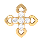 Real Diamond Floral Earring for Cartilage Piercing Natural - ( HI-SI ) - Rosec Jewels