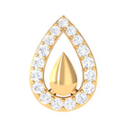 Certified Real Diamond Teardrop Helix Earring Natural - ( HI-SI ) - Rosec Jewels