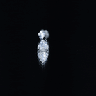 Solitaire Diamond Heart Earring with Flat Back Natural - ( HI-SI ) - Rosec Jewels