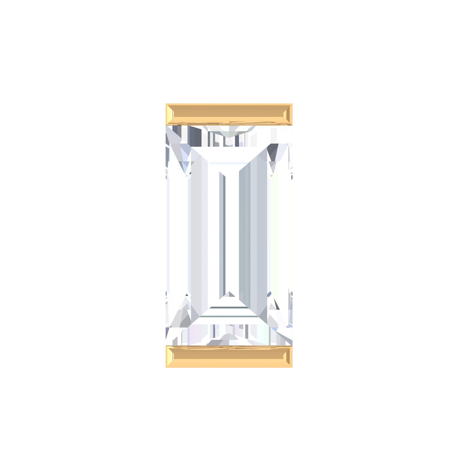 Solitaire Baguette Diamond Earring for Tragus Piercing Natural - ( HI-SI ) - Rosec Jewels